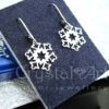 Strieborné náušnice vločky/Silver earrings Snowflakes