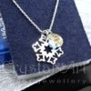 Strieborný náhrdelník vločka/Silver necklace Snowflake