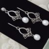 Silver set with Pearls