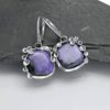 Charoite earrings